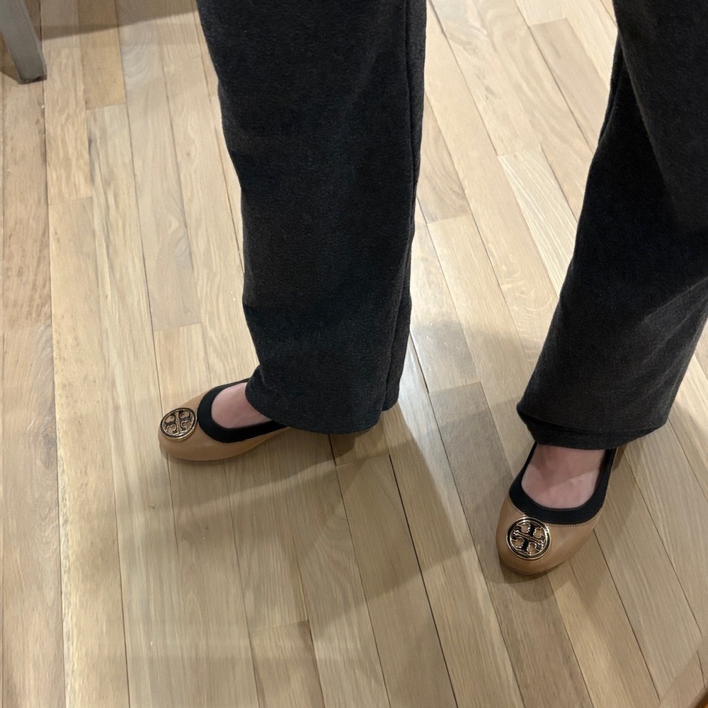 Tory Burch Black and Brown Women's Loafers - Picture 2 of 6